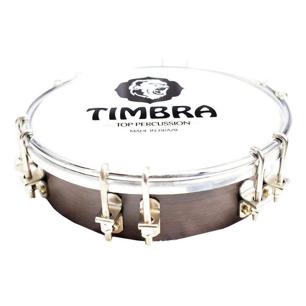 2X Tamborim Timbra De 6 Polegadas Madeira Contemporânea Gope