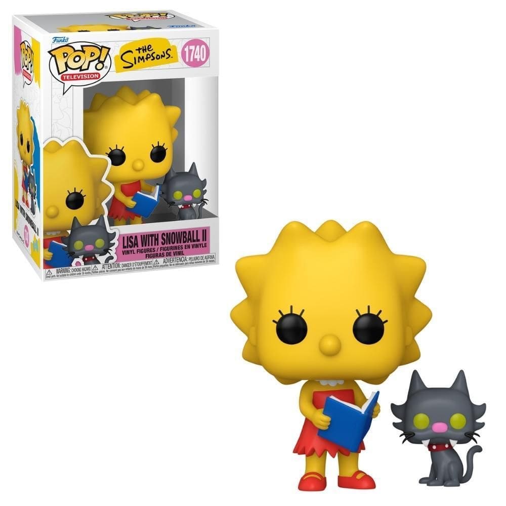 Boneco Funko Pop & Buddy Os Simpsons - Lisa E Bola De Neve