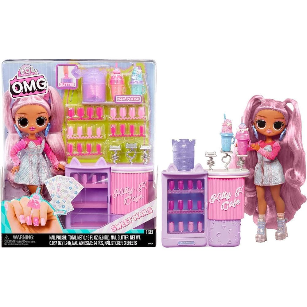 Boneca L.O.L. Surprise OMG Sweet Nails Kitty K Café - 503859 - Candide