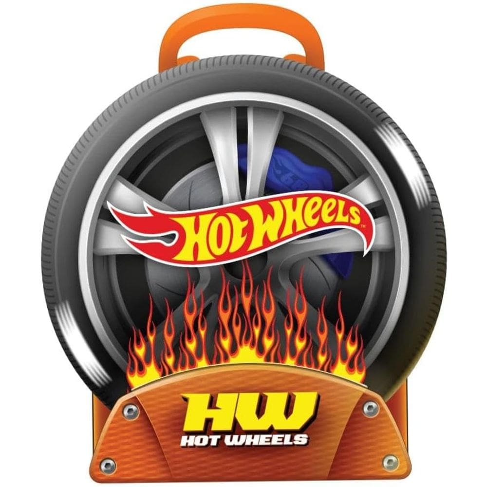 Maleta Porta Carrinho Hot Wheels Roda Metalica Fun F0132-2