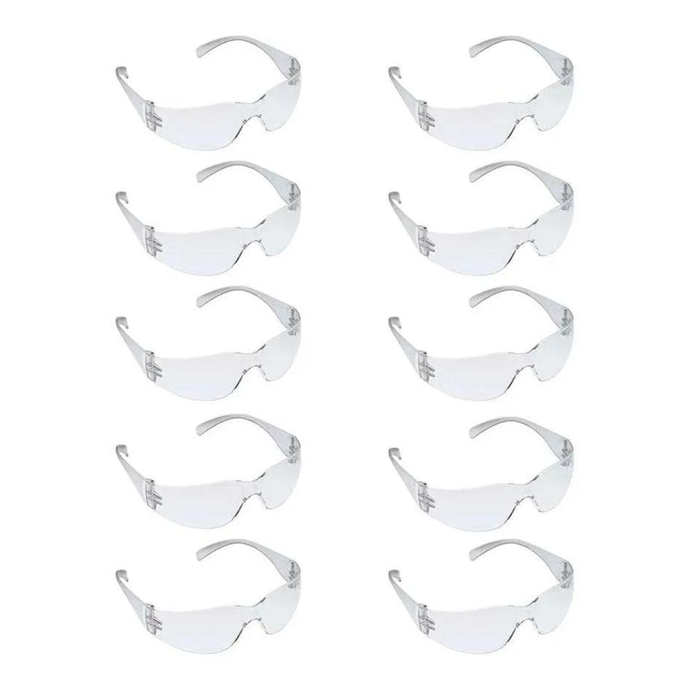 2X Kit 10 Óculos De Proteção Croma Oval Segurança Epi Obra
