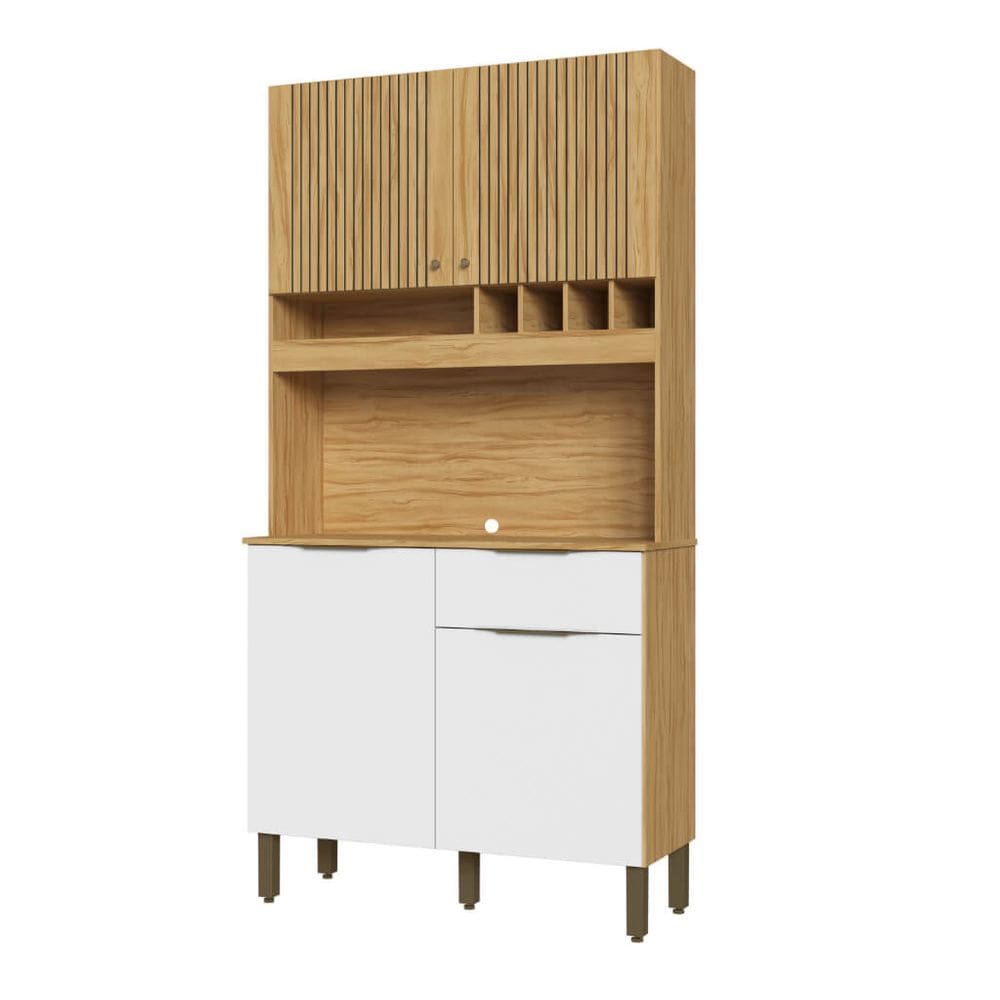 Kit Cozinha RioDoce Moscato MDF 04 portas 100cm x 197cm