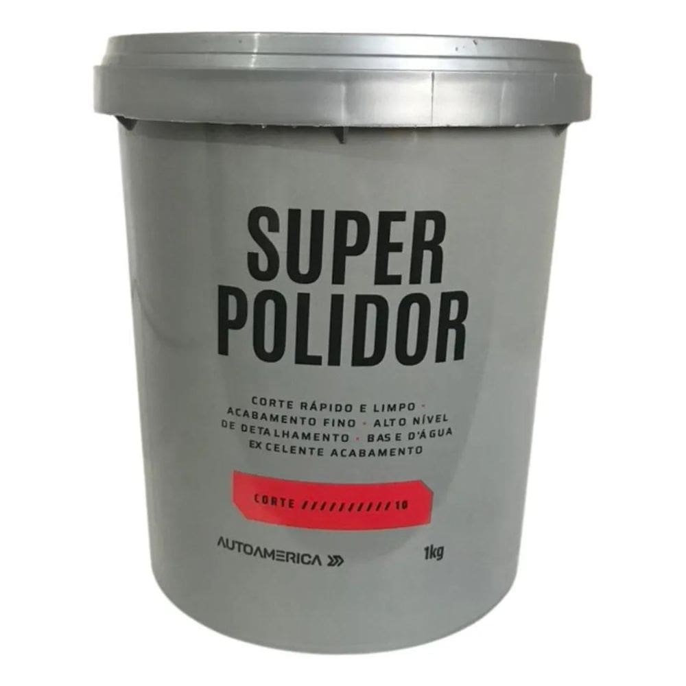 Massa De Polir Autoamerica 1Kg Polimento Carro E Moveis