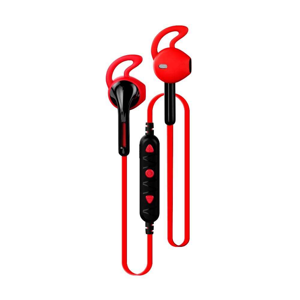 Fone de Ouvido Bluetooth 5.0 C3Plus EP-TWS-10RD Intra-Auricular, com Microfone, 5h Bateria - Vermelho