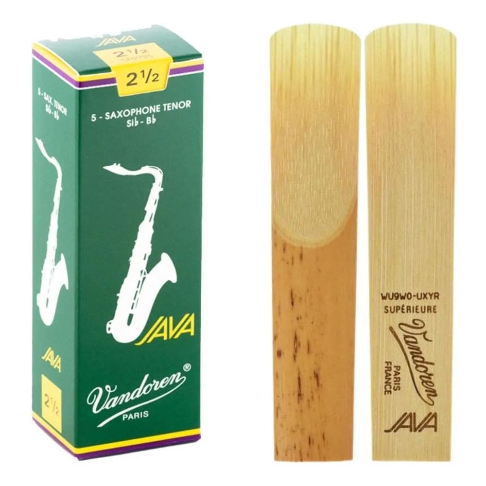 2X 1 Palheta Sax Tenor Vandoren Java  1 1,5 2 2,5 3