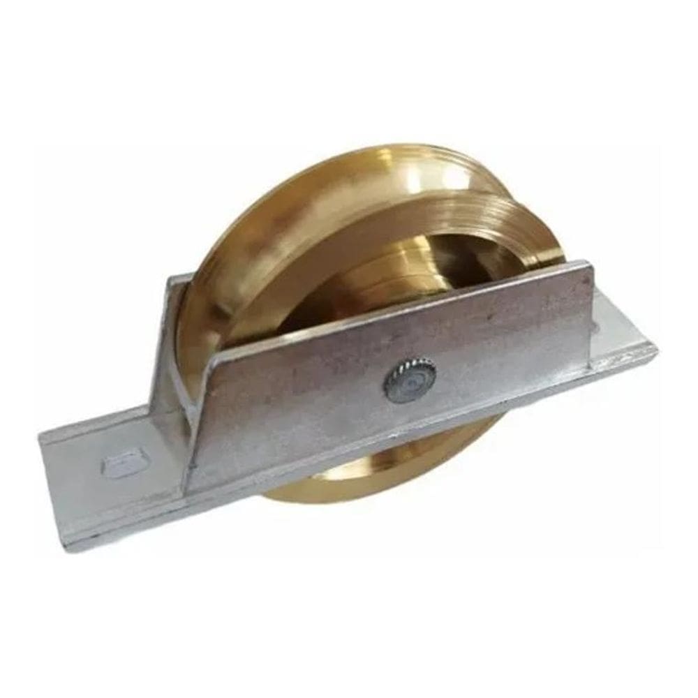 2X Roda Roldana De Latão Para Portão De Correr Em Alumínio-7