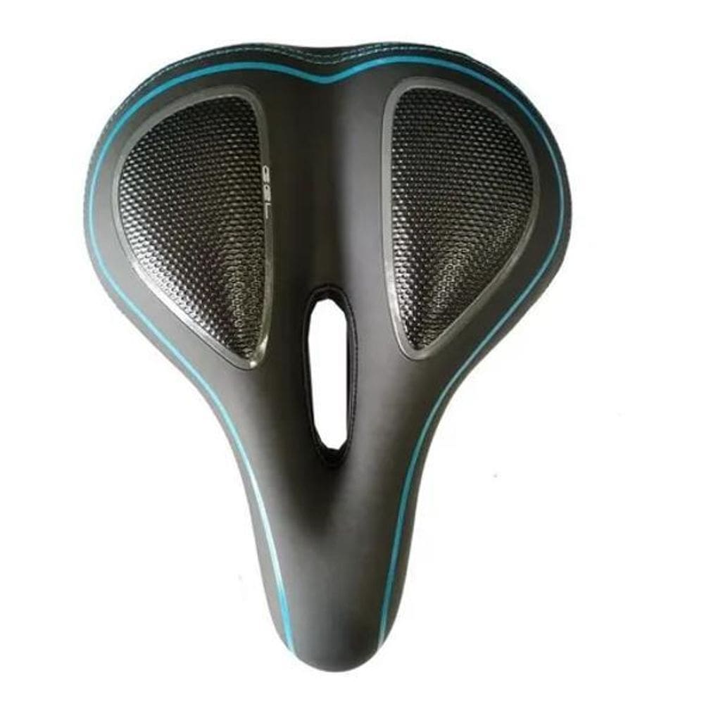 2X Selim Absolute Com Gel Elastômero Super Confortável Bike