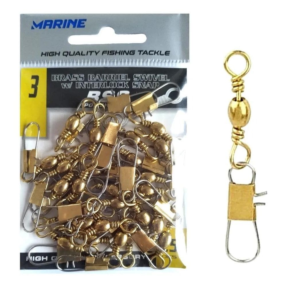2X Girador Snap Engate Rápido Para Pesca Destorcedor Boia