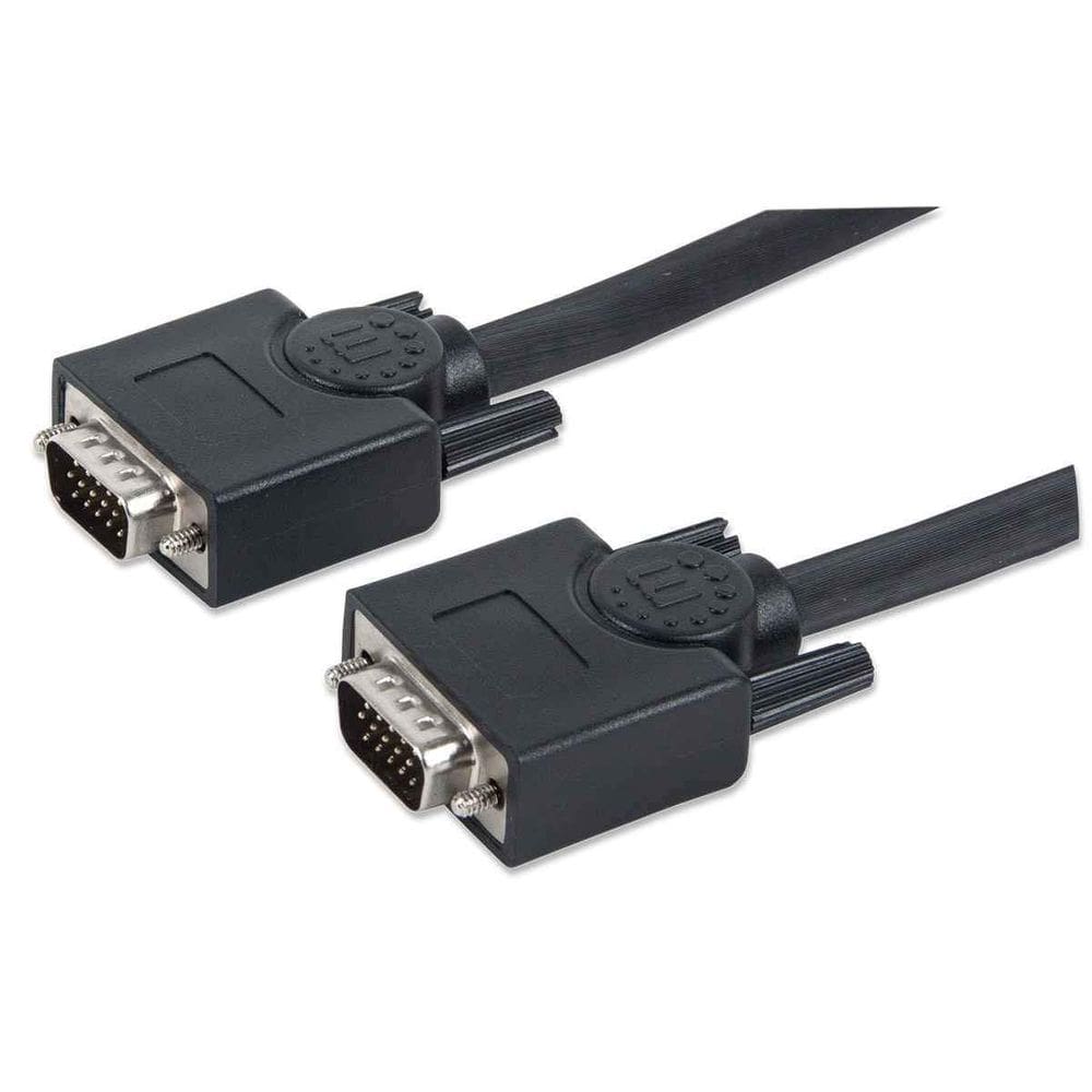 Cabo de monitor SVGA Manhattan Black HD15 macho para macho