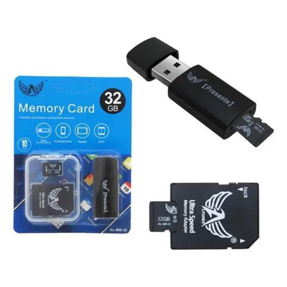 2X Cartão Sd 32Gb Classe 10 - Ideal Para Câmeras De Seguranç