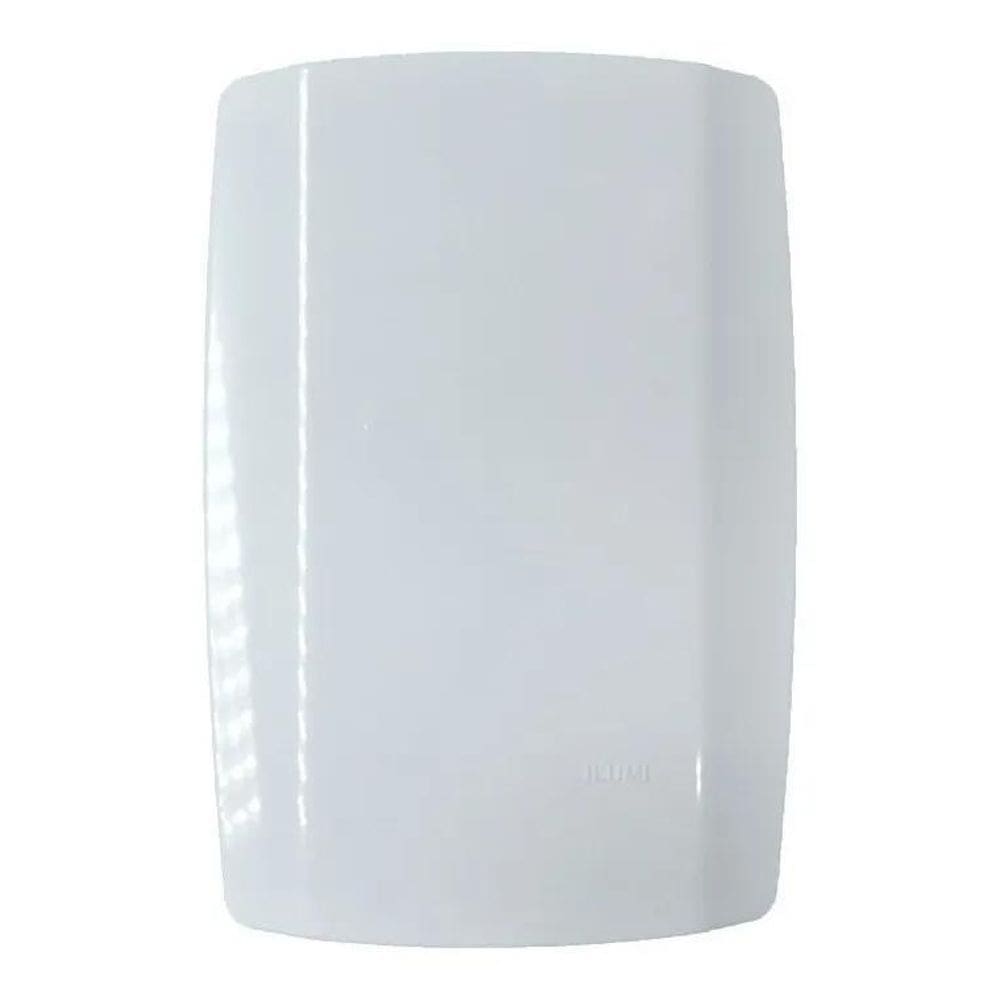 Placa Espelho 4X2 Cega Com Suporte Slim - Ilumi Cor Branco