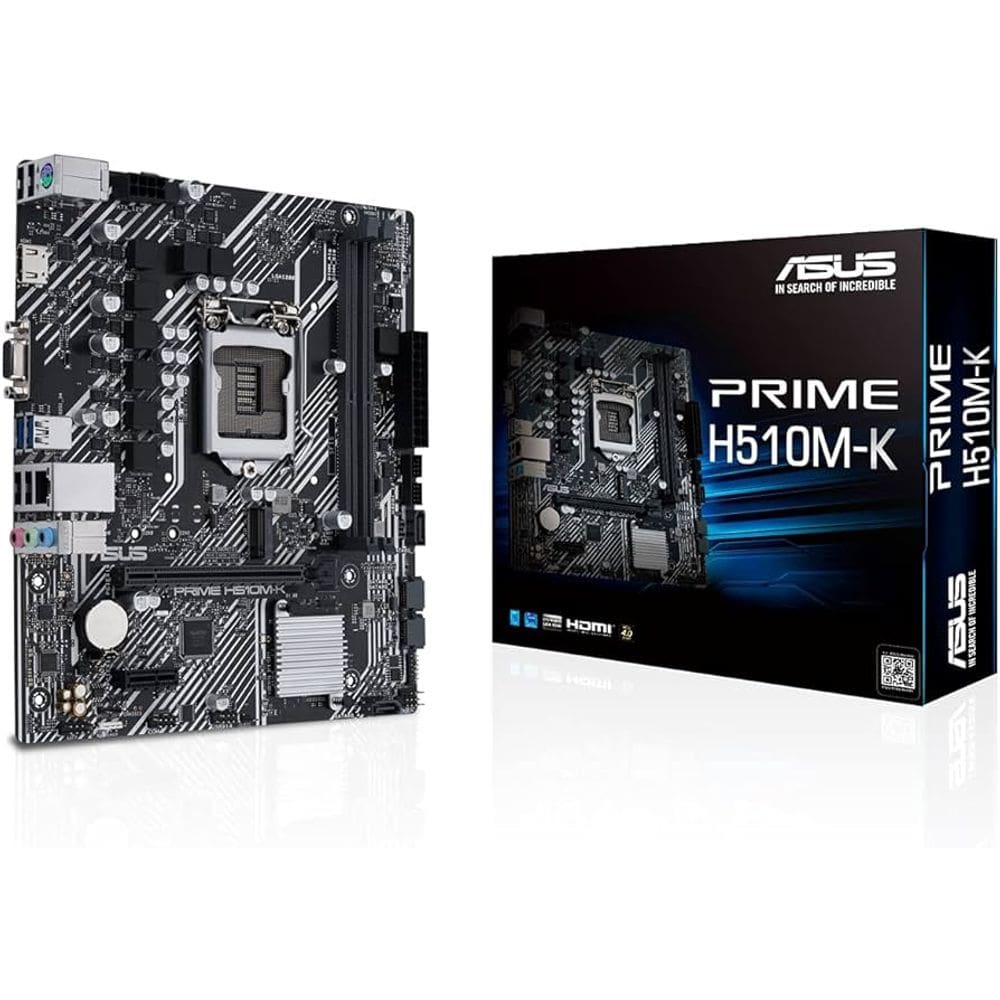 Placa Mãe Asus H510m-k Prime / Soquete Lga1200 Ddr4 Usb 3.2