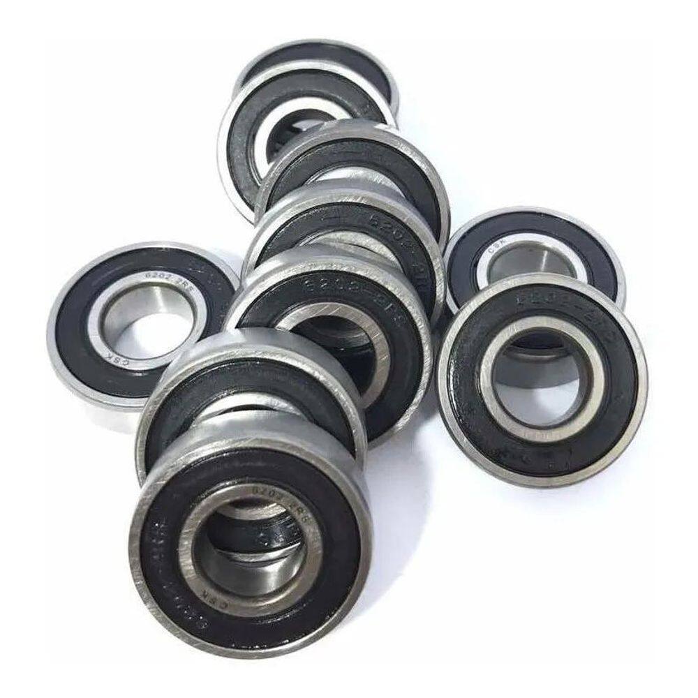 2X Kit 10X Rolamento 6202 2Rs Vedação Integrada Alta Velocid