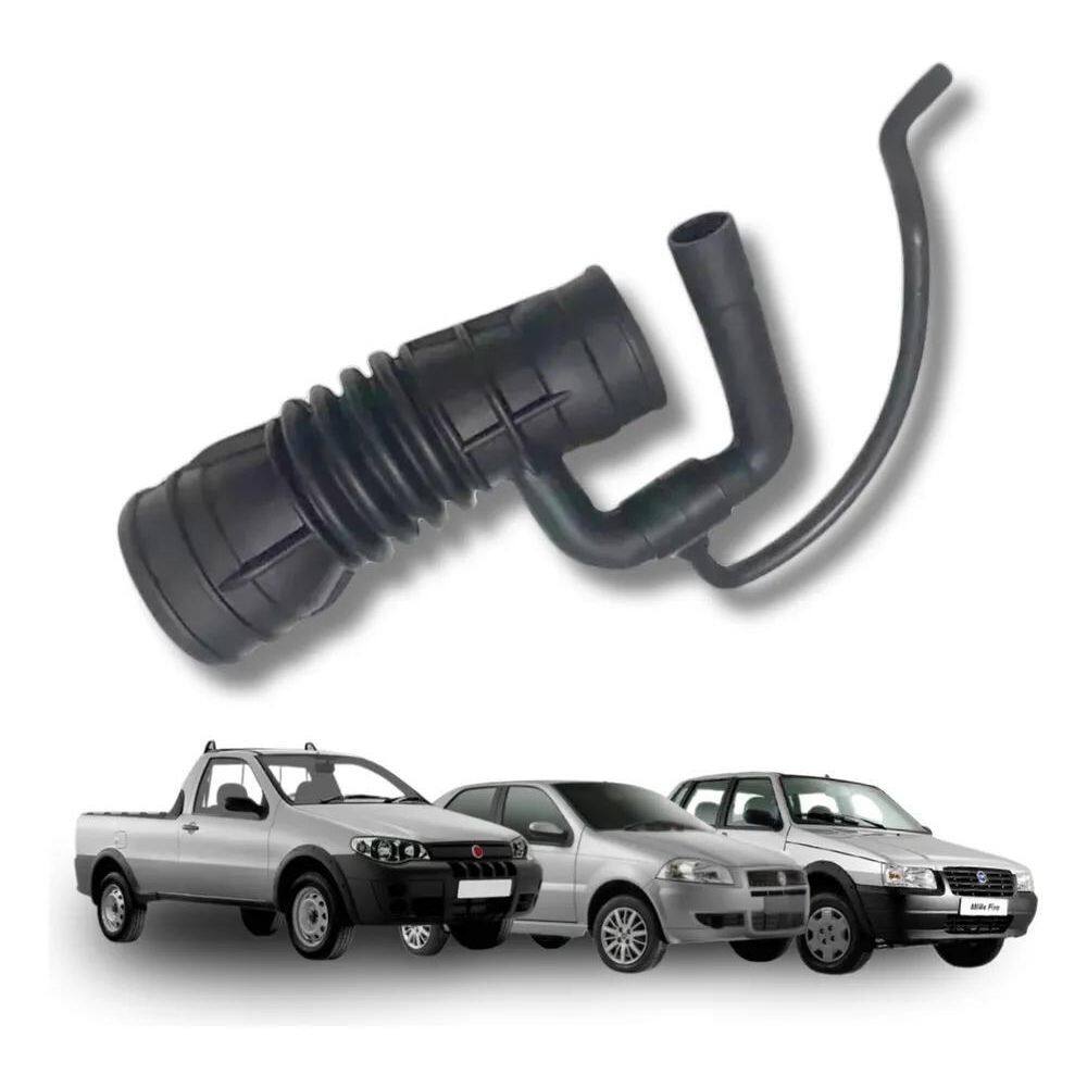 2X Mangueira Filtro Ar Fiat Palio Fire 1.0 8V Flex 2001-09