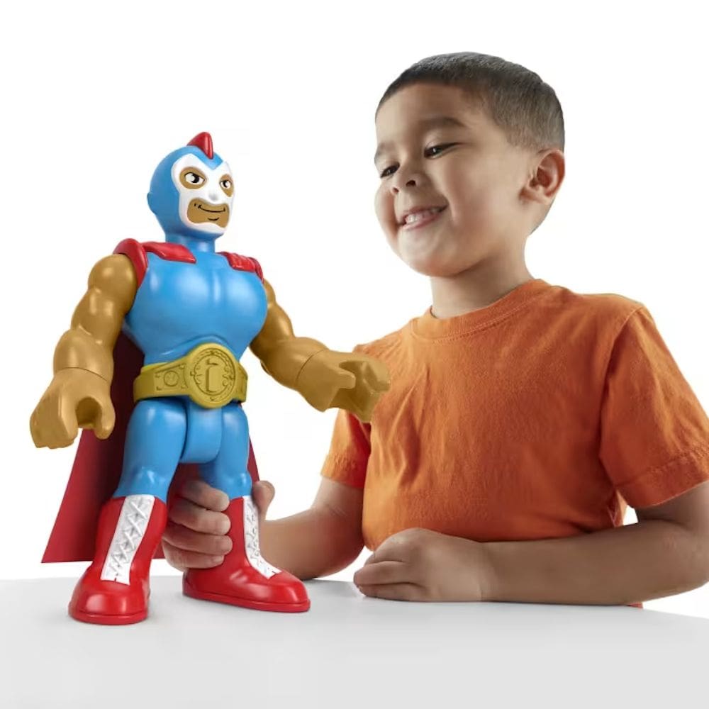 Boneco Imaginext Mundo Aventura Figura de Ação Lutador XL - Mattel