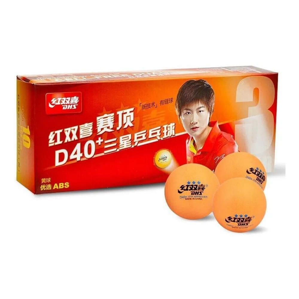 2X Bolas De Tênis De Mesa Dhs 40+ Ittf Profissional 3 Estrel