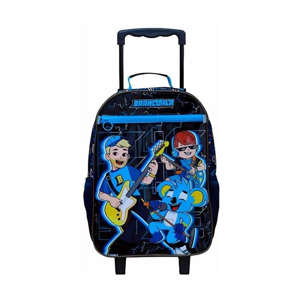 Mochila de Rodinhas Sem Alças Dermiwill Brancoala Preto