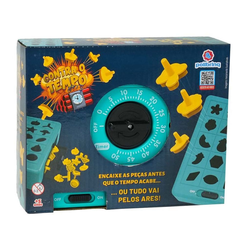 Jogo Desafio Contra O Tempo Polibrinq 5+ Anos