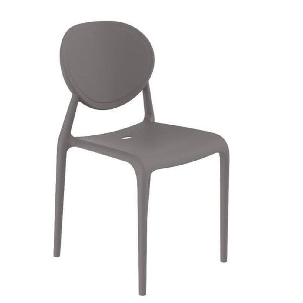 Cadeira Slick Im In Área Externa e Interna (PP) Cinza