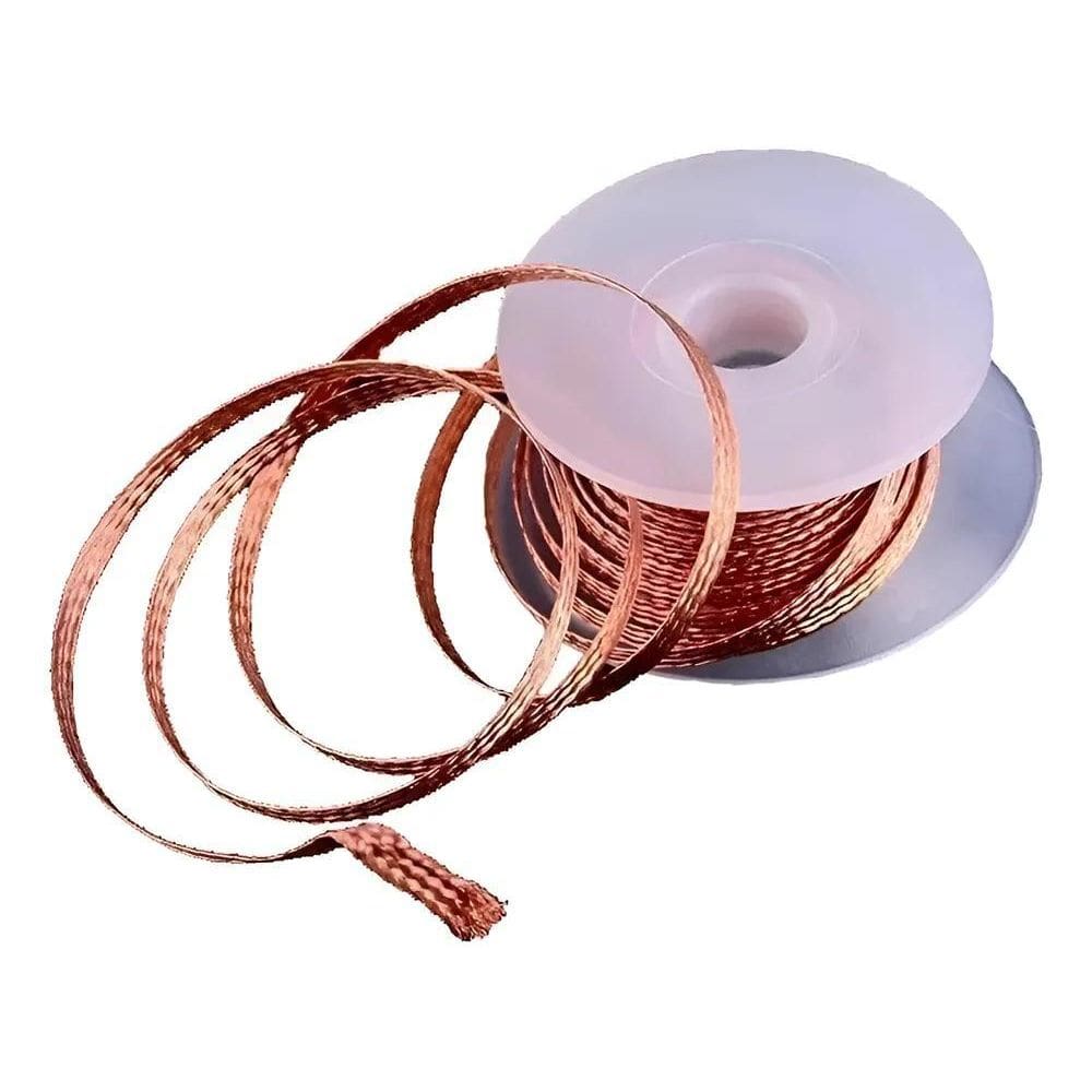2X Malha Fita Dessoldadora De Cobre Remover Solda Ferro Esta