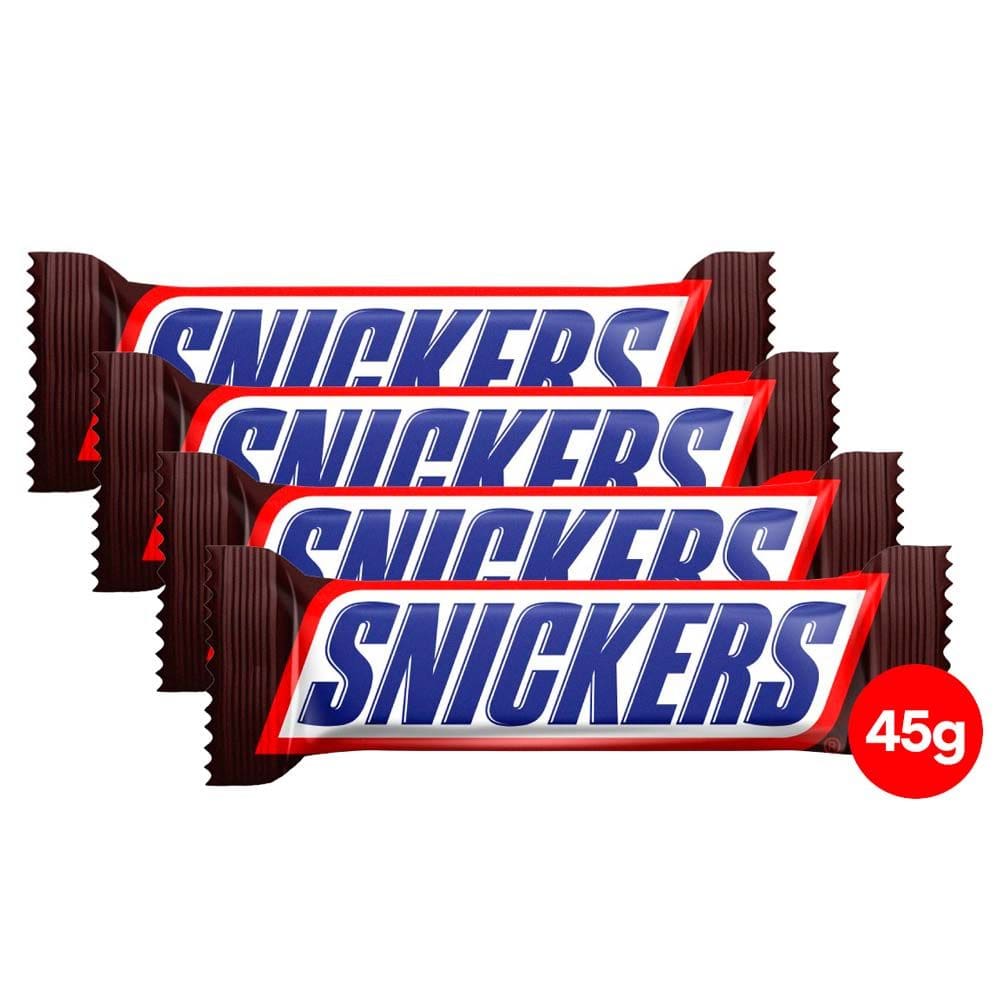 Kit 4 Chocolate Snickers 45g