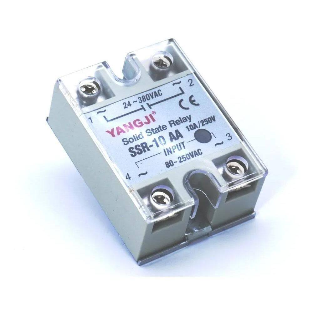 2X Relê Estado Sólido Contator Ssr Ac 110V 220V 10A