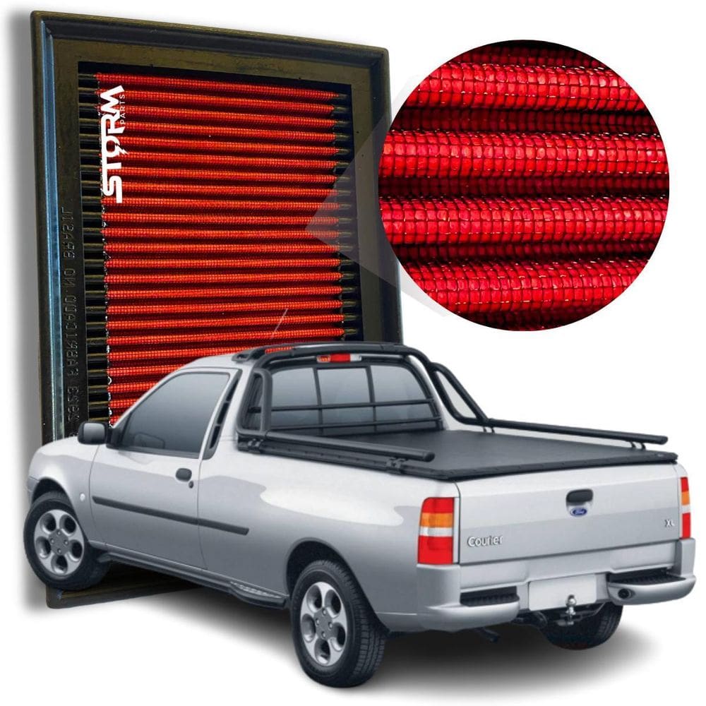 Filtro De Ar Esportivo Ford Courrier 1.3 8V Ano 1997 A 1998