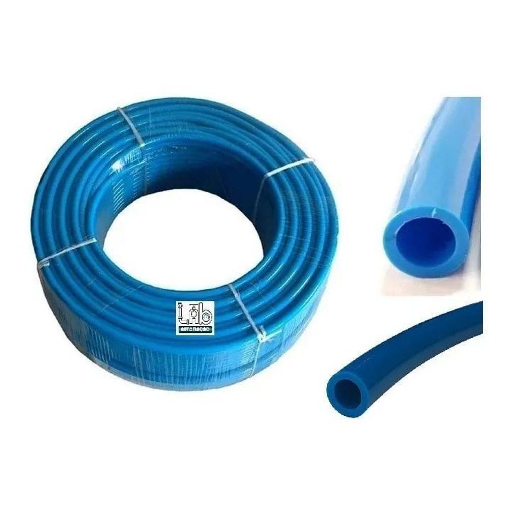2X Mangueira Pneumática Tubo Pu 8Mm 50 Metros  Poliuretano