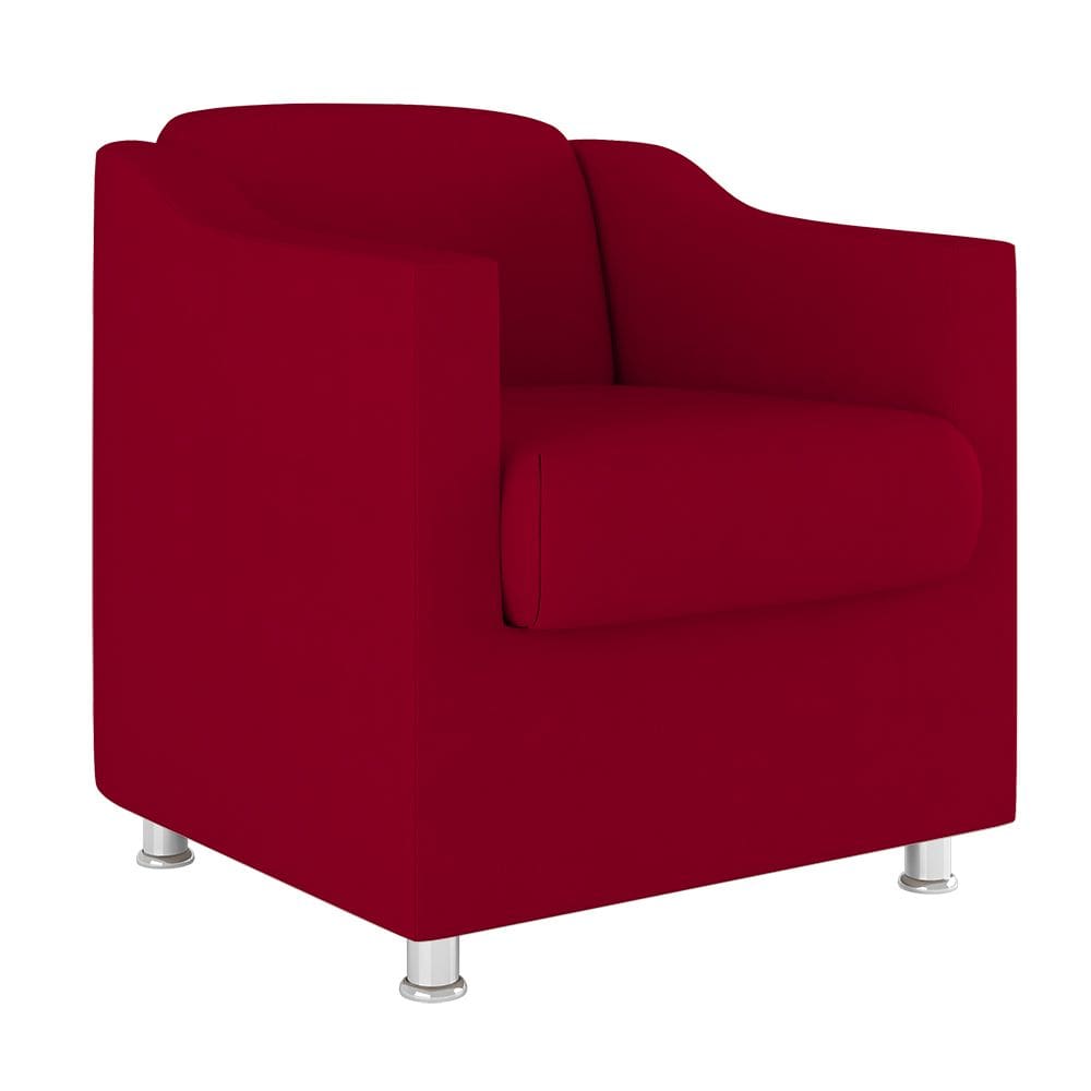 Poltrona Decorativa Tilla Suede
