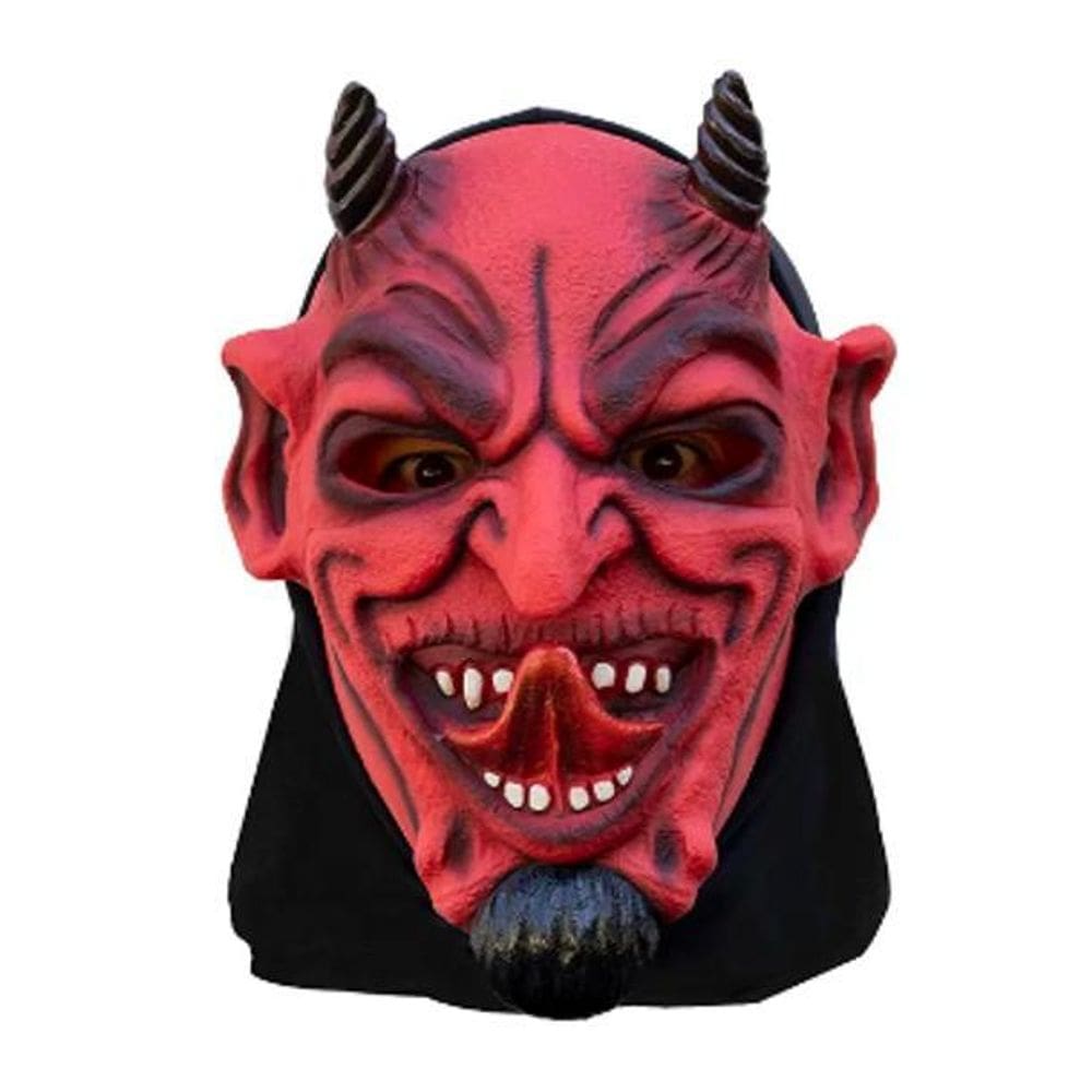 Máscara Lucifer Vermelho Em Látex