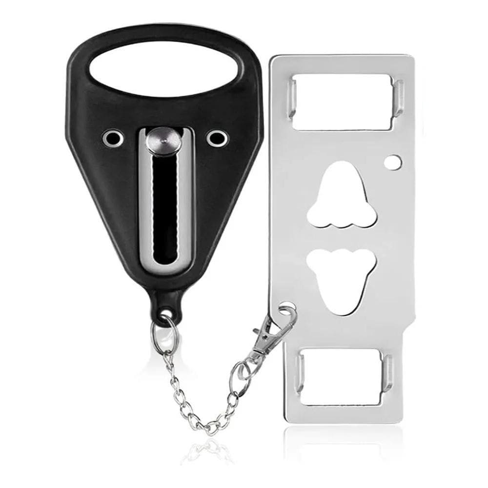 2X Fechadura Trava De Porta De Segurança Portátil Hotel Casa