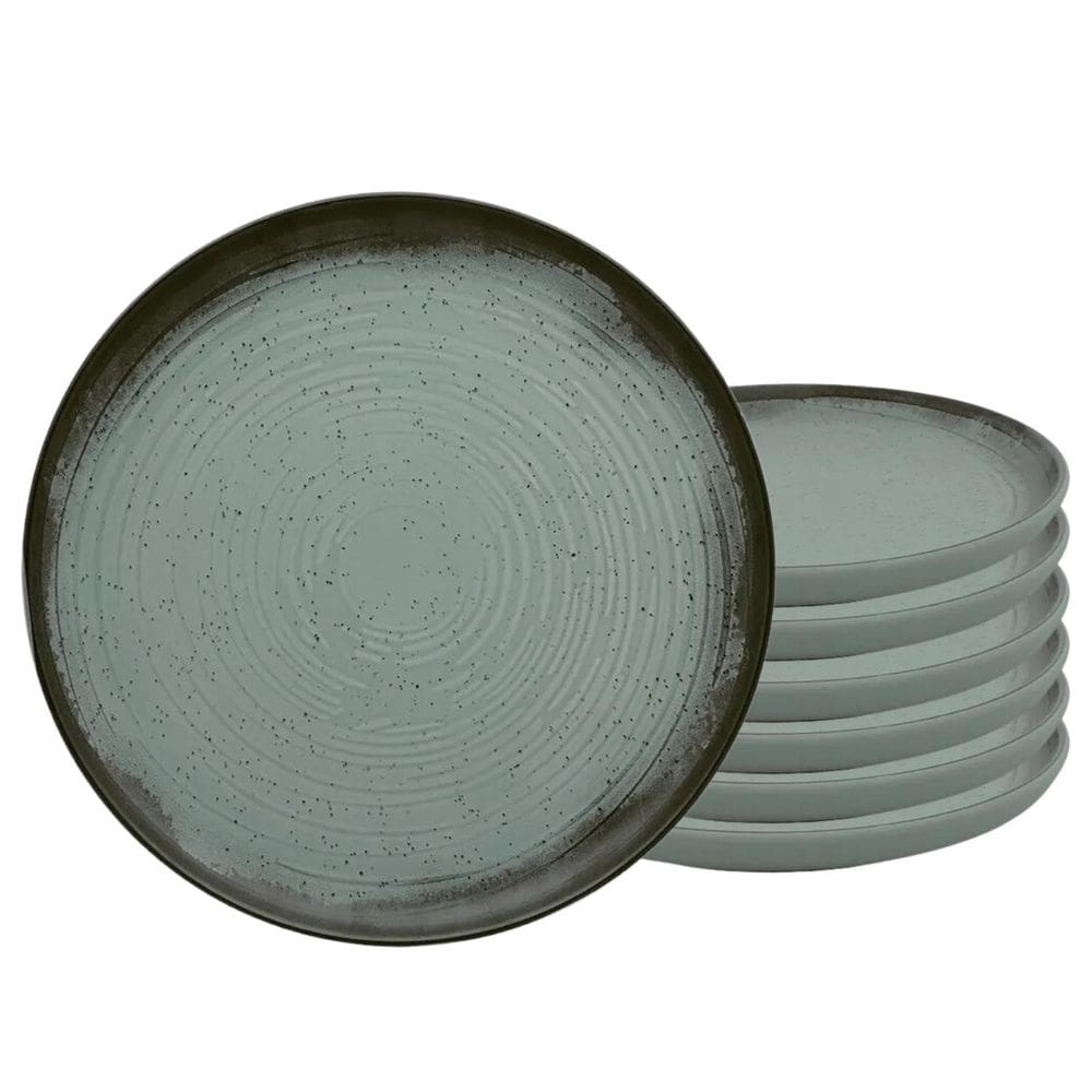 Jogo De Pratos Sobremesa 6Pcs Cerâmica 20Cm Pacifico Oxford