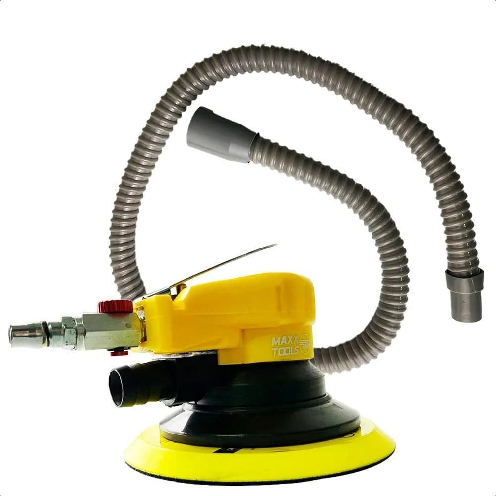 Lixadeira Pneumática Orbital Hookit Roquite 6 Com Aspiração