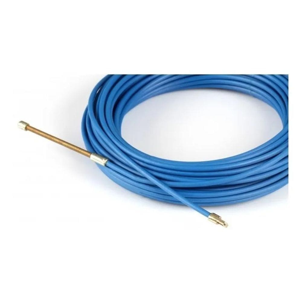 Guia Passa Fio Sonda De Pvc Alma De Aço Profissional 15 Mts