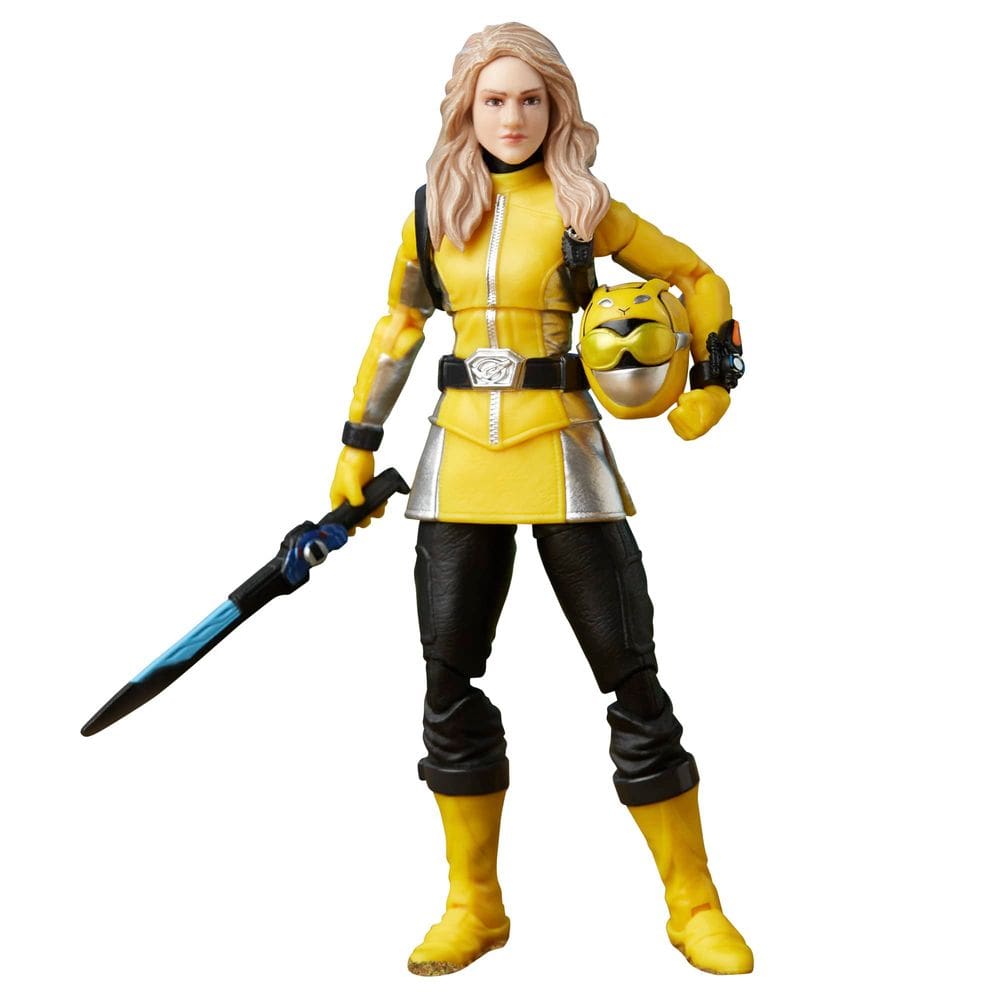 Boneco de ação Power Rangers Lightning Collection Beast Morphers Yellow Ranger 15 cm