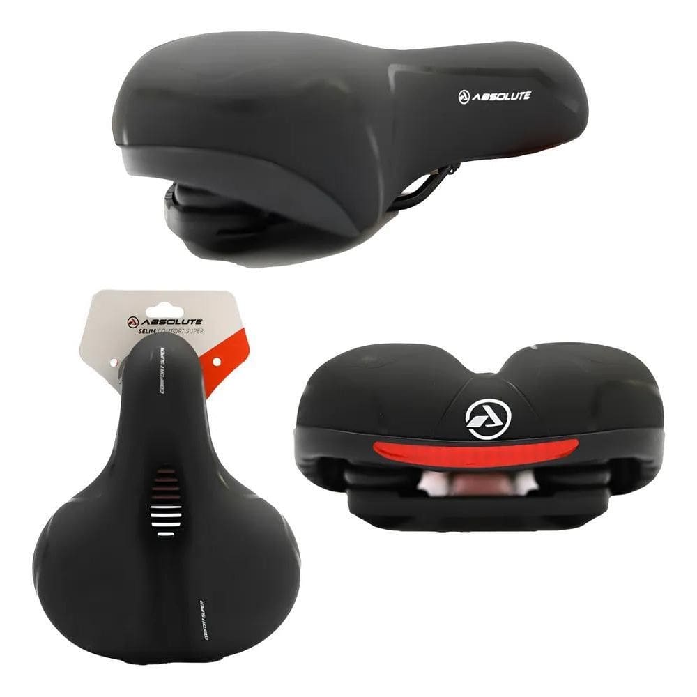 Banco Bike Selim Bicicleta Absolute Super Comfort Vazado