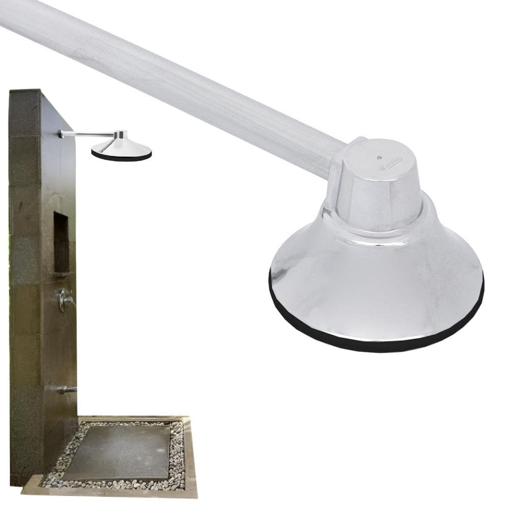 Chuveiro Ducha Fria Redondo 9Cm Para Piscina Jardim Quintal