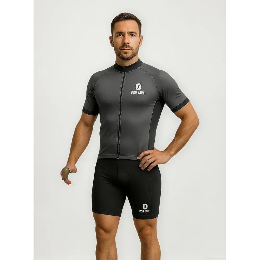 2X Bermuda Ciclismo Bolso Grande Uv Forro Gel D120 Profissio