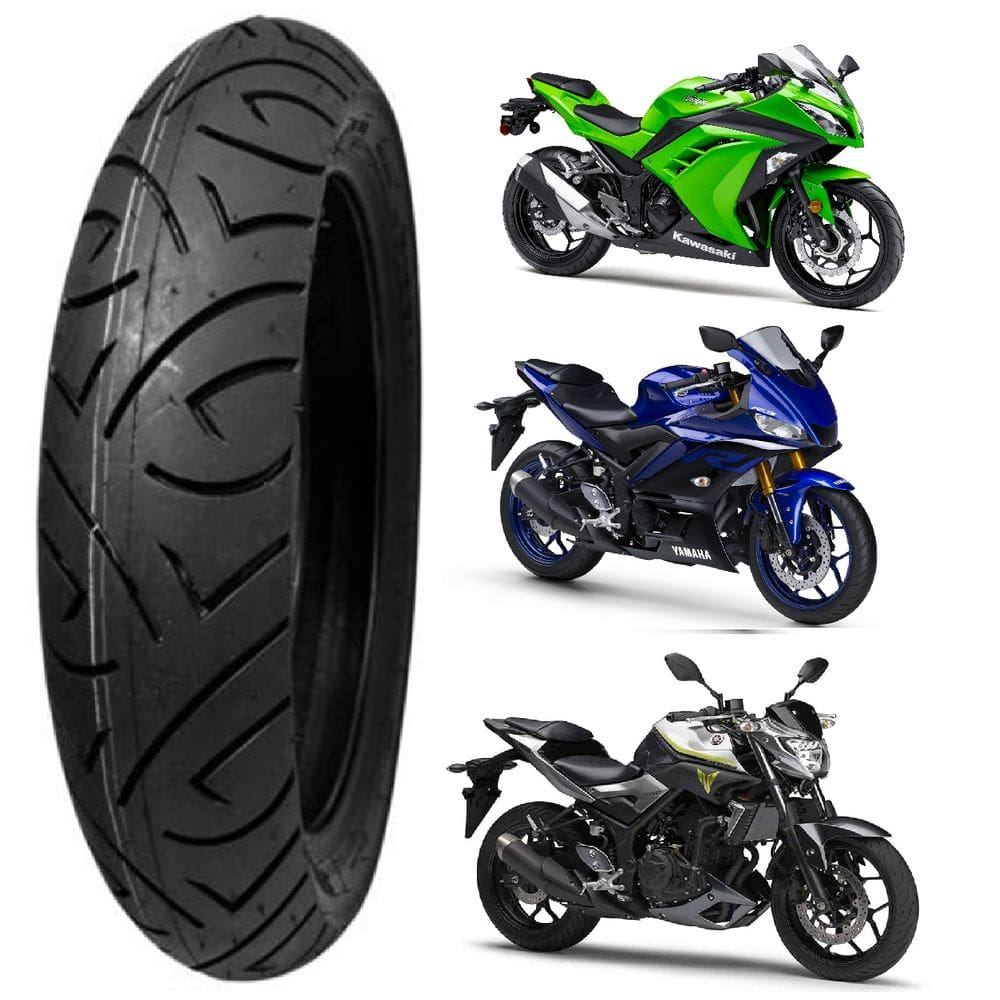 PNEU traseiro PIRELLI 140/70-17 SPORT DEMON TWISTER 250 FAZER 250 CB 300 NINJA 300 USO S/ CAMARA 66H