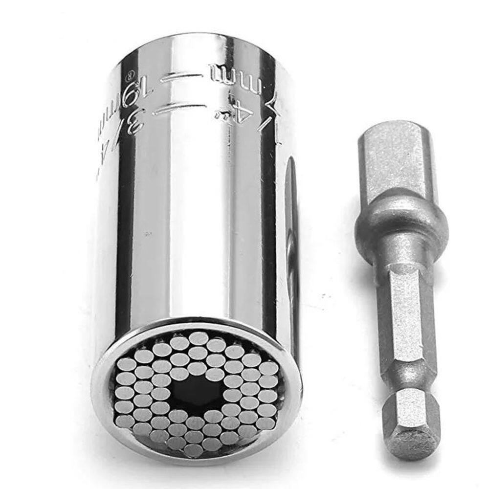 2X Kit Chave Soquete Remover Parafuso Espanado 7 A 19 Mm