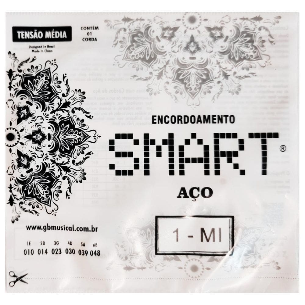 Corda Avulsa Violão Aço 1 E Mizinha .010 Smart