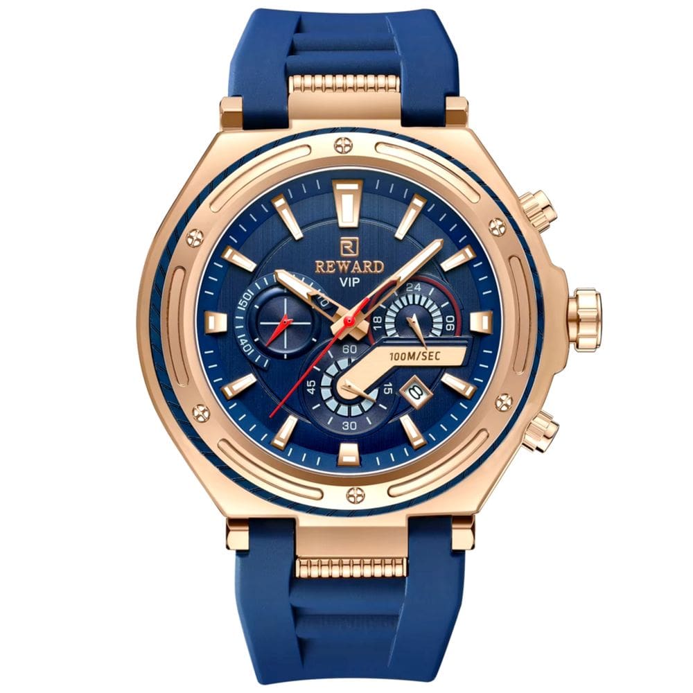 Relógio masculino Design Robusto esportivo de quartzo 3bar à prova d´agua