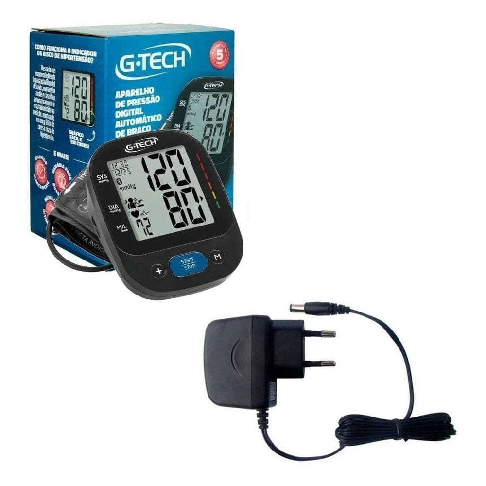 Aparelho De Pressão La850 Black Bluetooth Com Fonte Elétrica