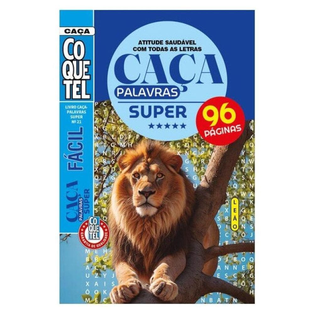 Livro Coquetel Caça-Palavras Super 21