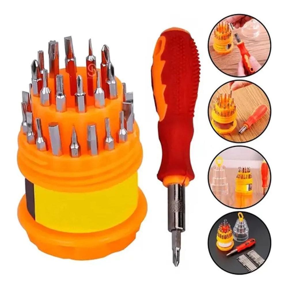 Kit Jogo De Ferramentas De Precisão Mini Chaves 31 Peças