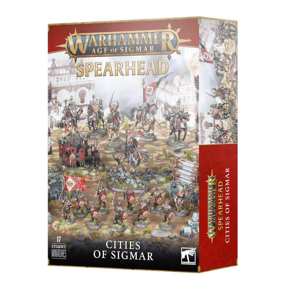 Conjunto de jogos Warhammer Age Of Sigmar Spearhead Cities Of Sigmar