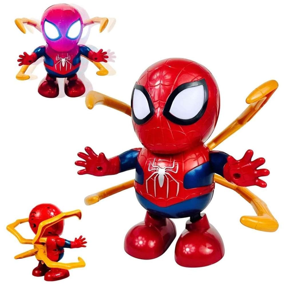 Boneco Homem-Aranha Com Movimento E Luz