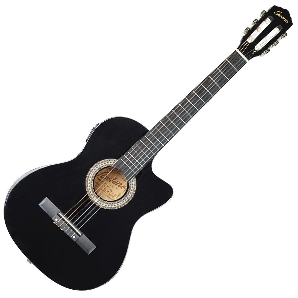 Violão Eletroacústico Cutaway 6 Cordas Nylon Com Equalizador