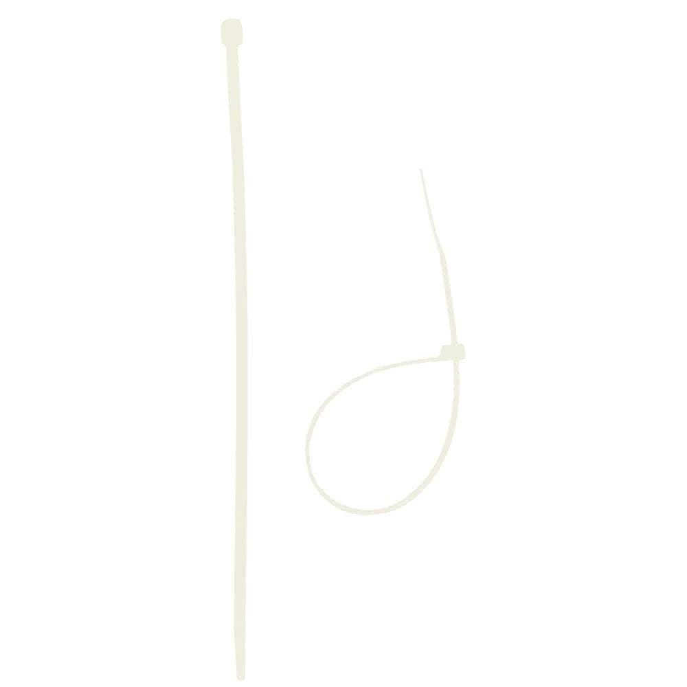 Abraçadeira Thompson Nylon 400x7,6mm Branco Embalagem com 100 Unidades