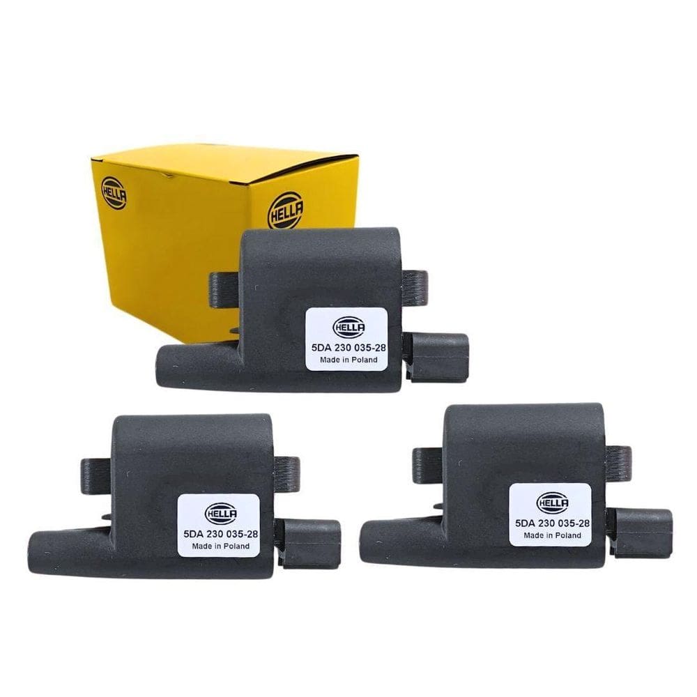 Kit 3 Bobina Ignição Para Pajero 3.0 1990 A 2001 Hella